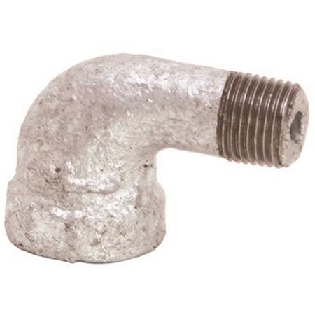 Proplus 1-1/4 Galvanized Malleable 90-Degree Street Elbow Silver 44078
